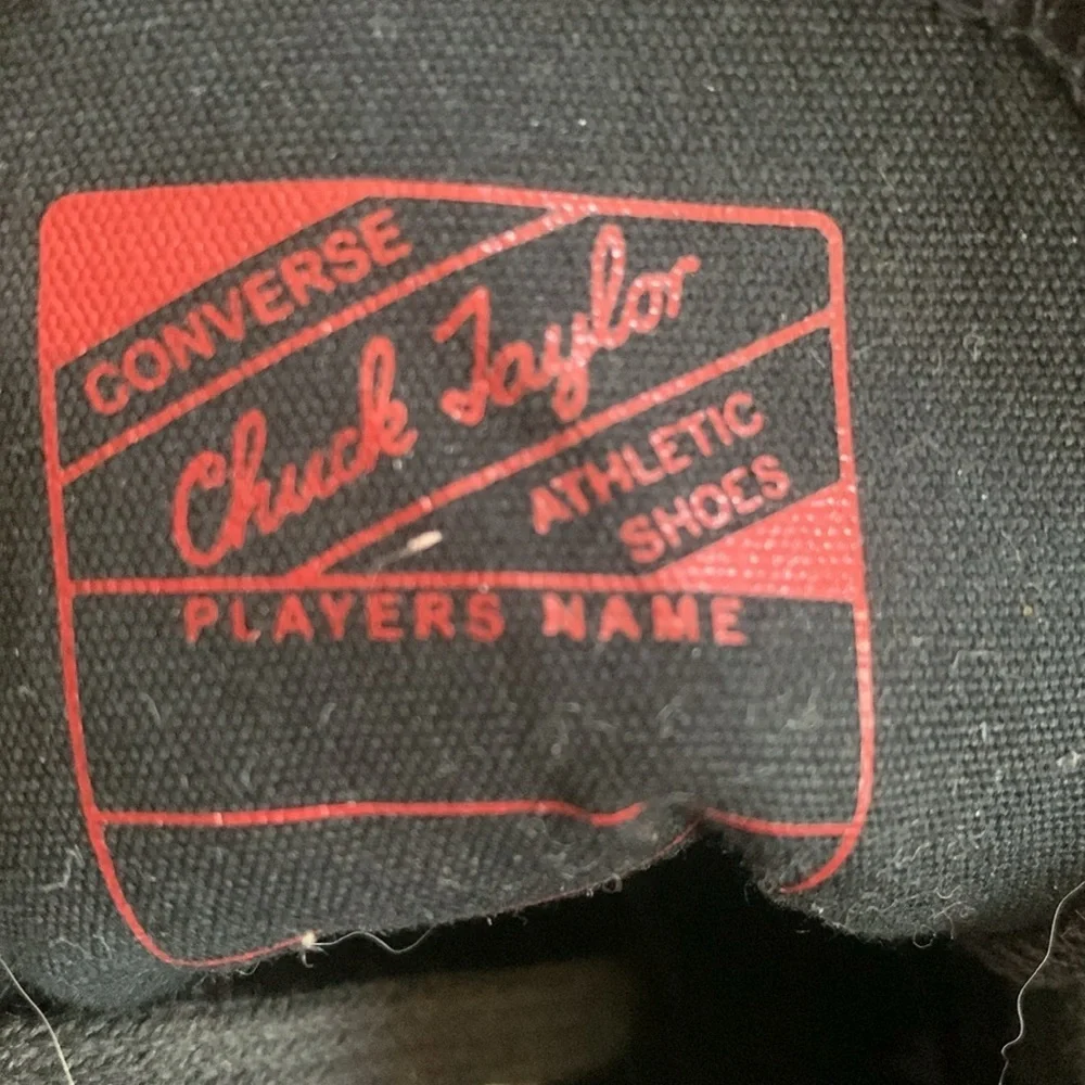 CONVERSE Chuck Taylor All Star High Tops Black Suede, White fleck. 8 - Picture 14 of 16